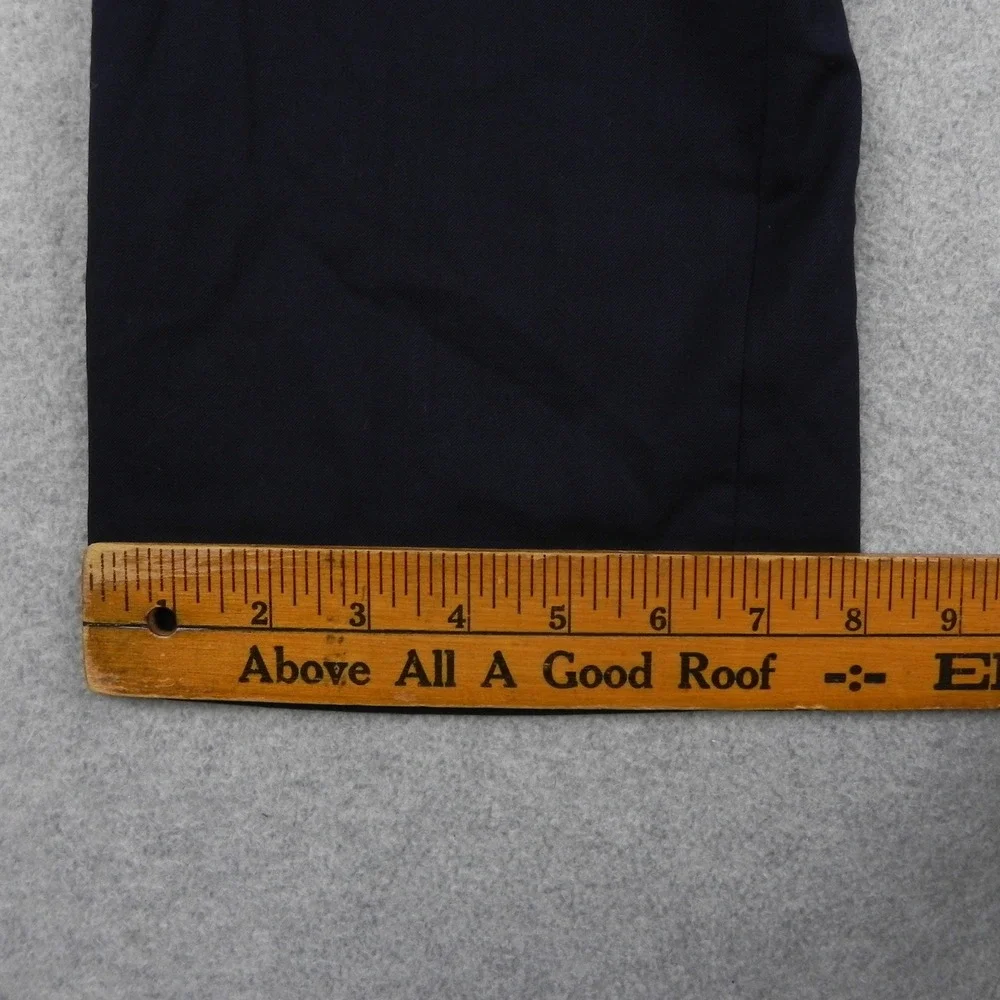 Banana Republic Dress Pants Mens 32x32 Standard Fit Super 120s Italian Wool Navy